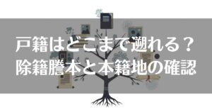 戸籍はどこまで遡れる？除籍謄本と本籍地の確認方法を徹底解説