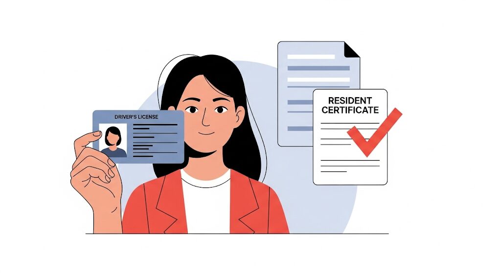 他の免許証があれば住民票はいらない？