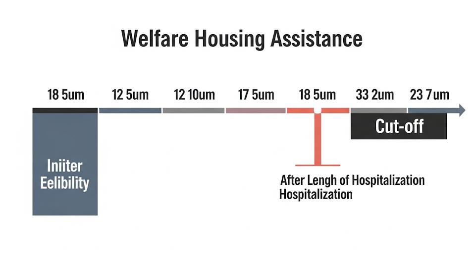 入院が1ヶ月以上の場合、家賃（住宅扶助）は出る？
