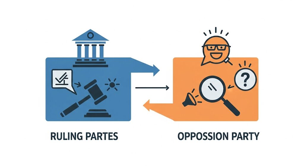 与党と野党の違いと、それぞれの役割とは？