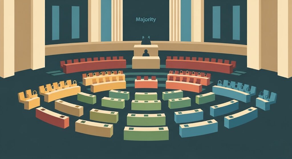 過半数以外にもある？安定多数などの議席数