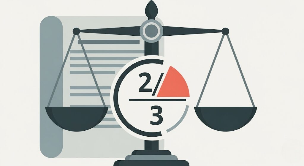 憲法改正に必要な「3分の2」とは？