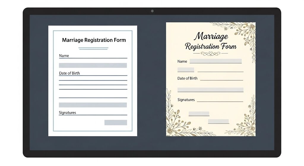 婚姻届をダウンロード！公式サイトとデザイン婚姻届