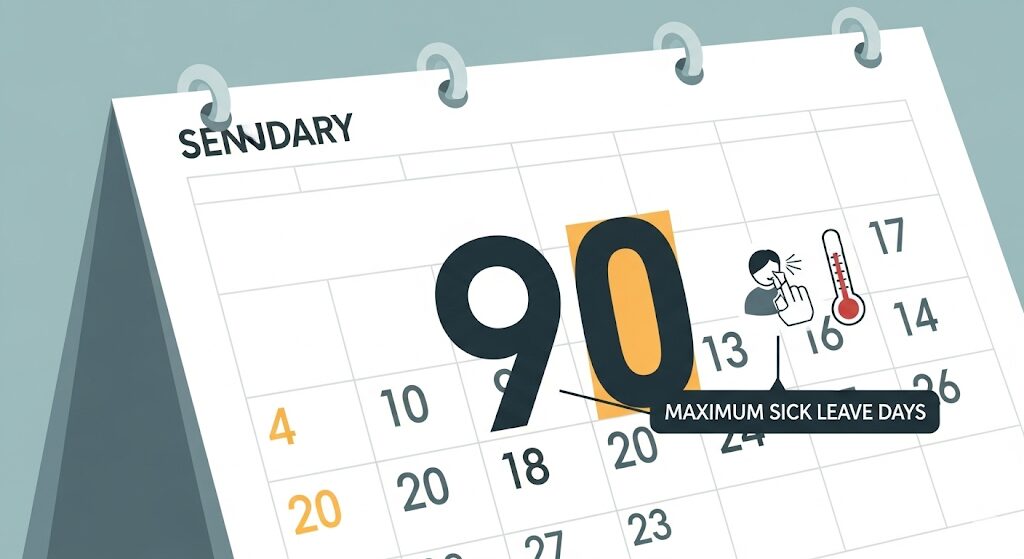 公務員の最大取得日数は？