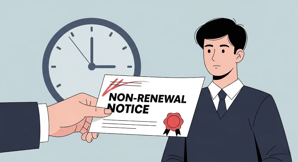 会計年度任用職員の更新しない通知はいつ来る？