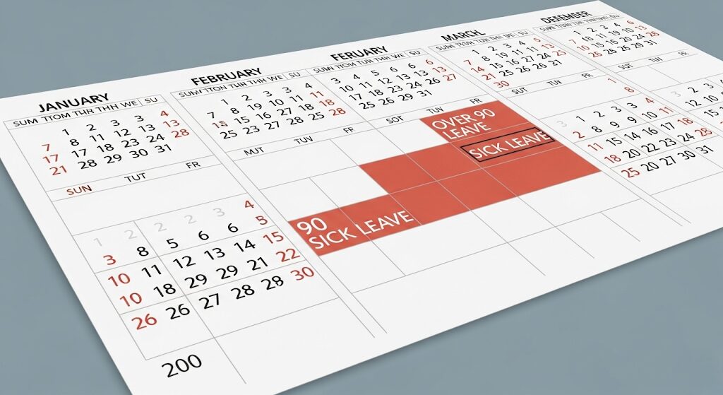 病気休暇90日を超えたら？休職制度との違いを解説