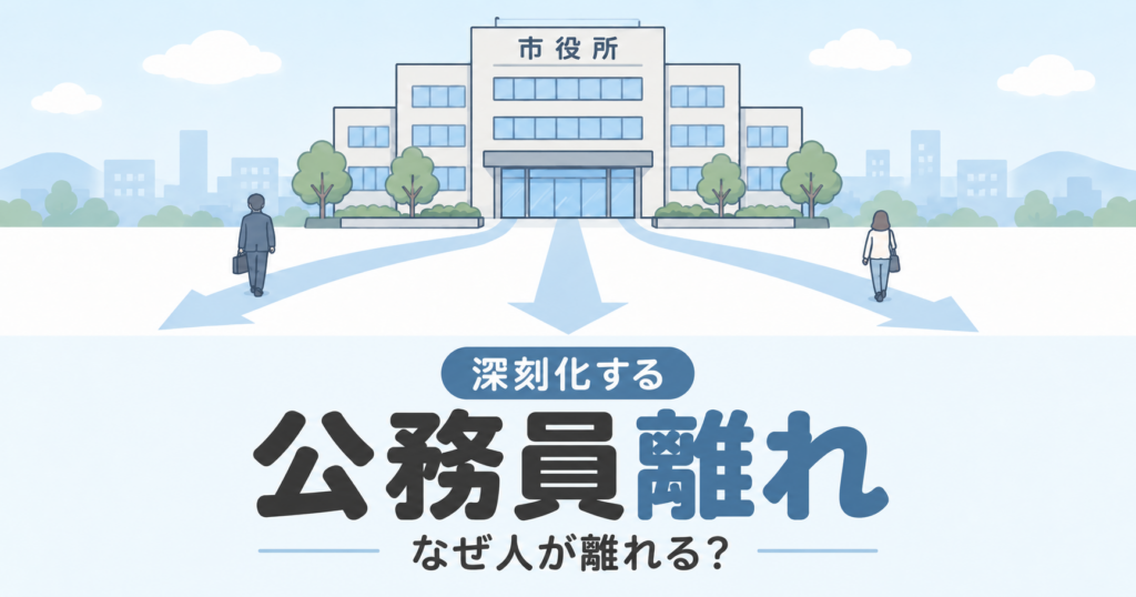 公務員離れはなぜ？原因と対策、キャリアプランまで徹底解説