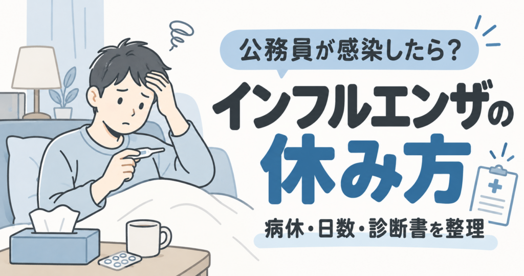 公務員のインフルエンザ休み方