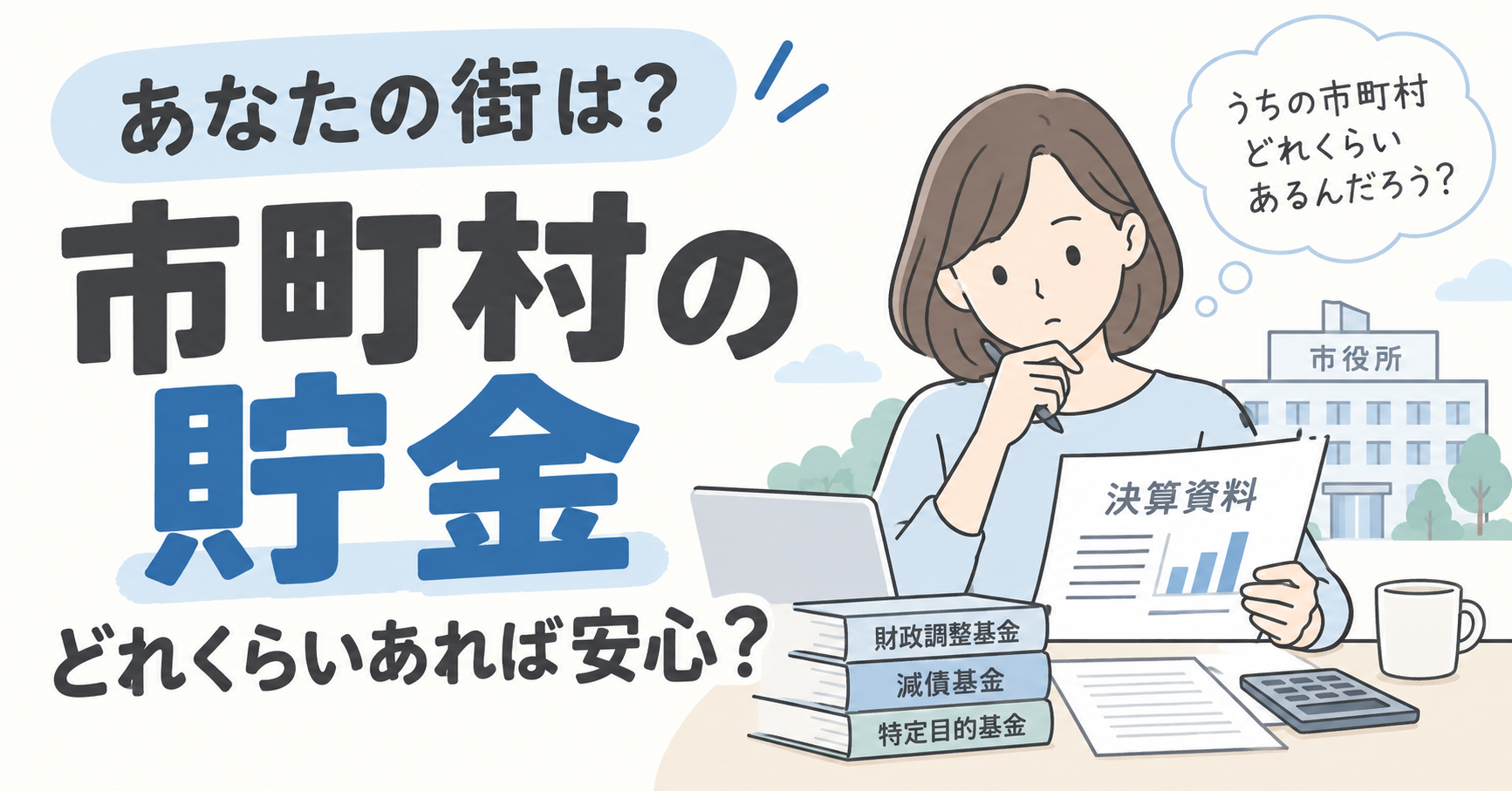 市町村の貯金