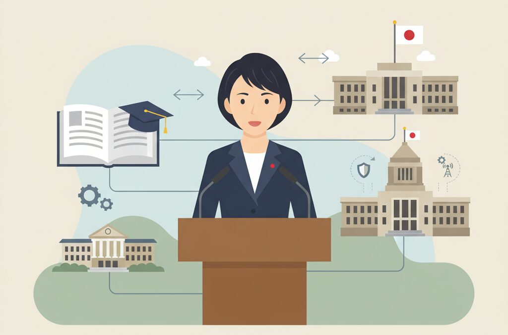 高市早苗の経歴と学歴は？公的キャリア