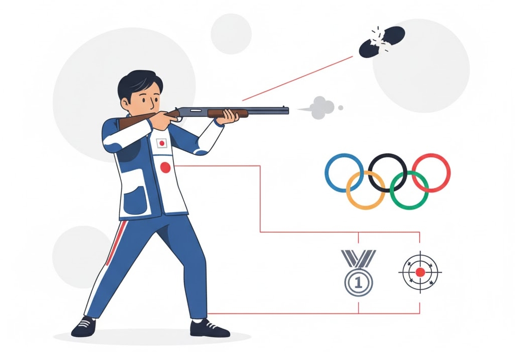 五輪出場！クレー射撃選手としての一面