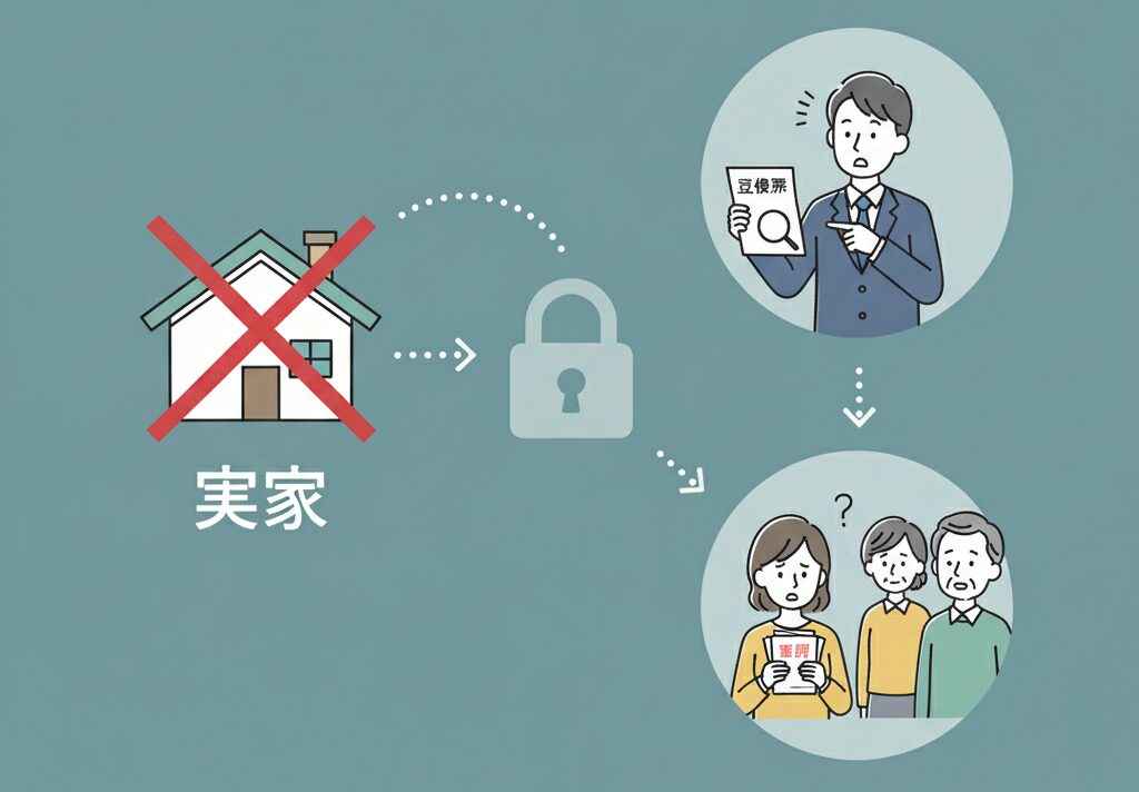 住民票を異動せず実家のままで同棲はバレる？