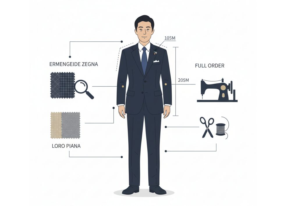 生地から仕立てまで、知られざるスーツのこだわり
