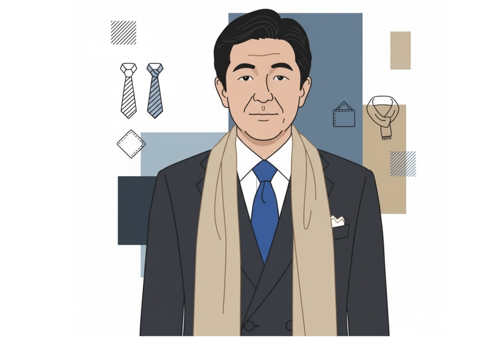 センスが光るネクタイやマフラーの選び方
