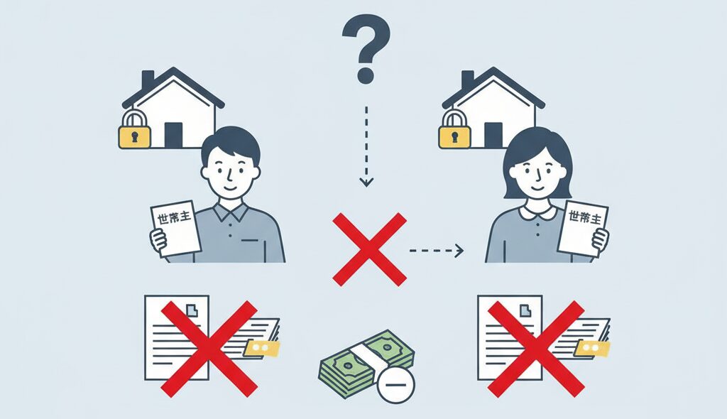 世帯主二人の同棲、デメリットは？