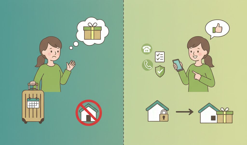 【不在が決まっている方向け】長期不在の連絡と対応策