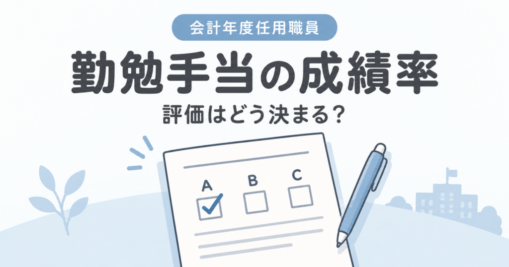 会計年度任用職員の勤勉手当成績率