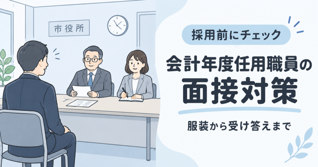 会計年度任用職員の面接対策
