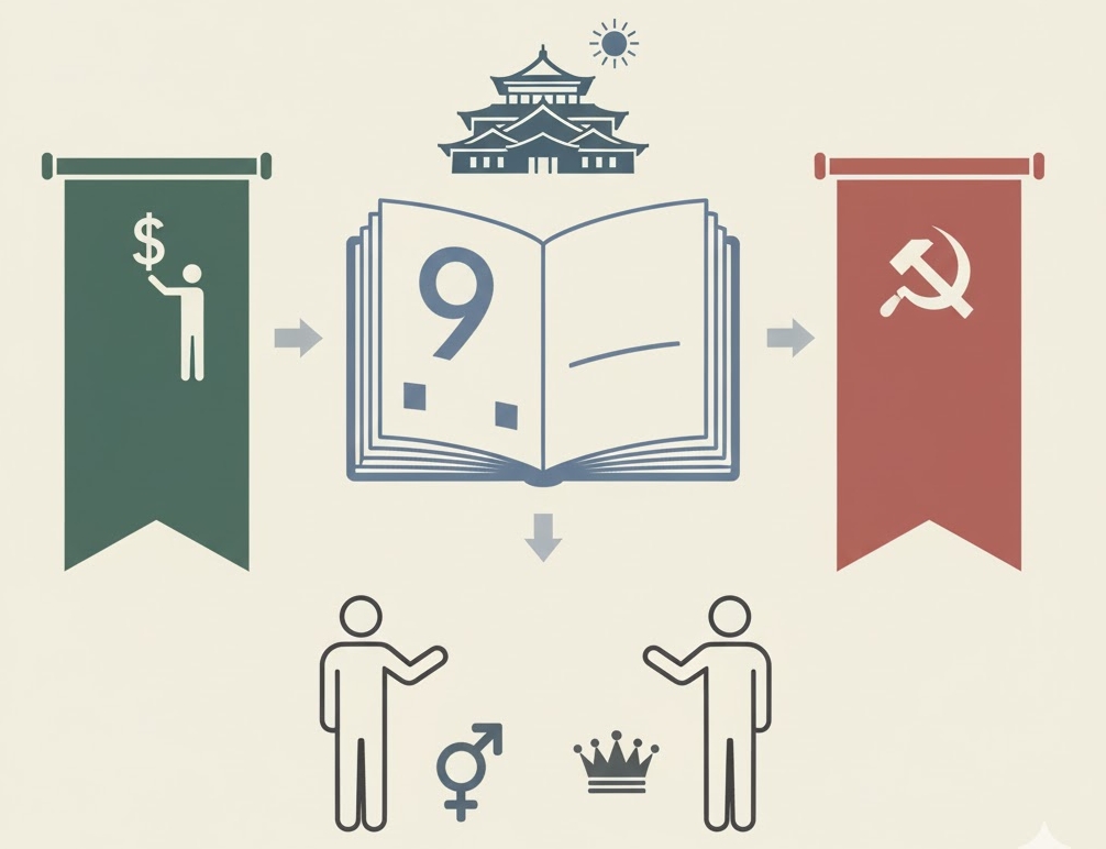 憲法改正と天皇制への両党の立場