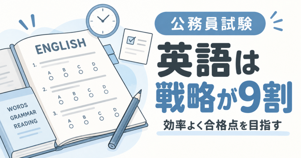 公務員試験の英語戦略
