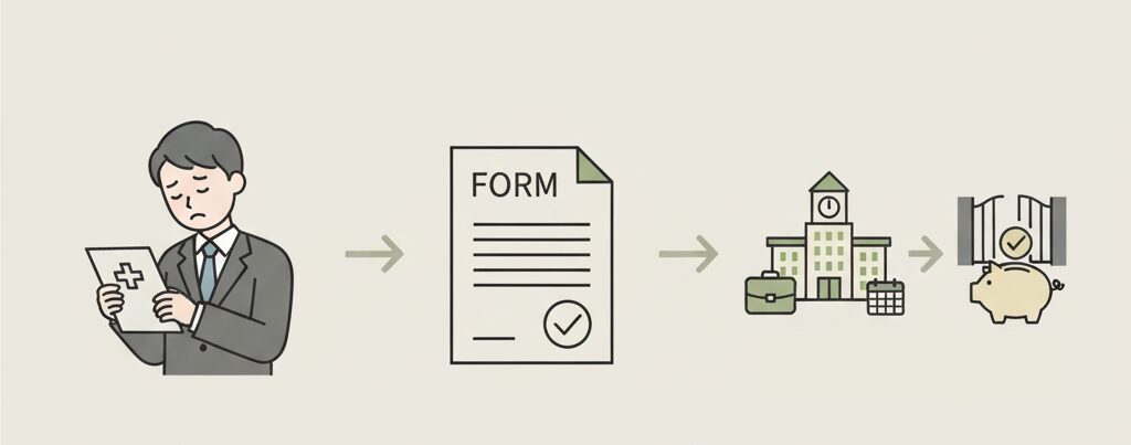 公務員が病気で退職する際の手続き