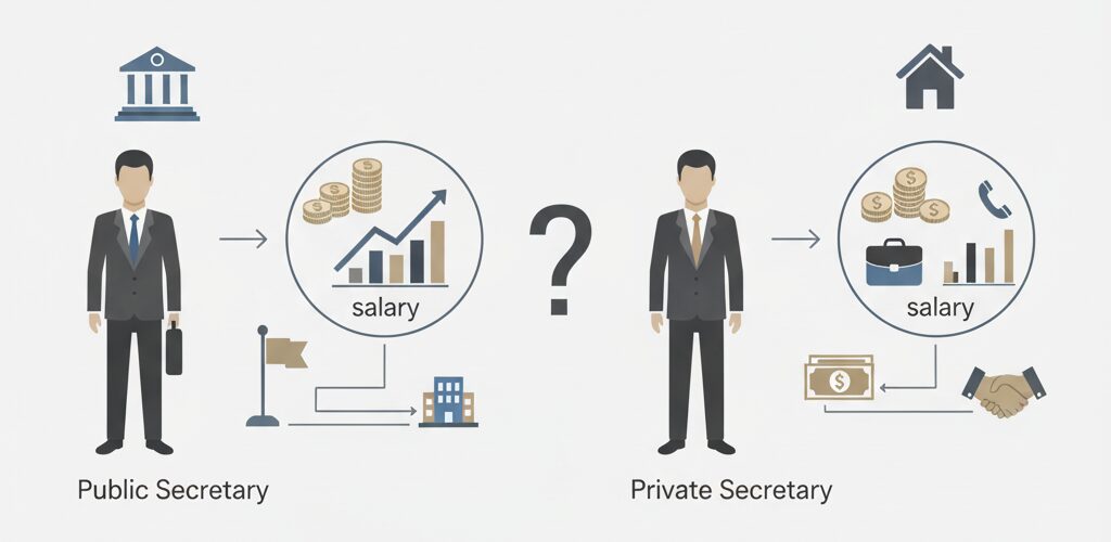 公設秘書と私設秘書の違いと給料
