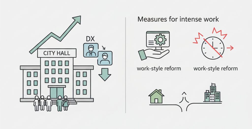 市役所の激務への対策と採用事情
