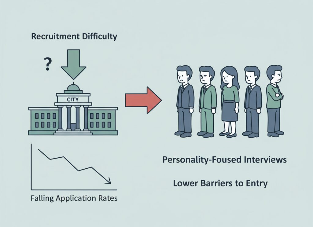 昨今の市役所の採用は難しいですか