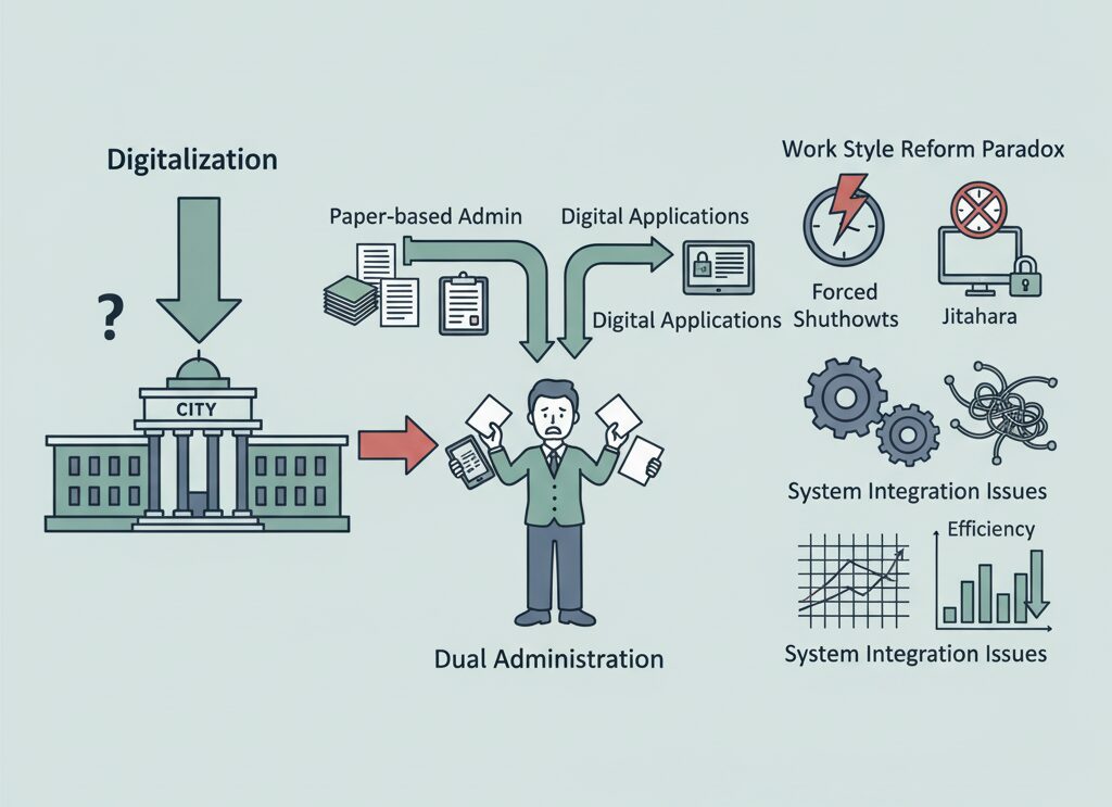 自治体DXによる業務改革の課題