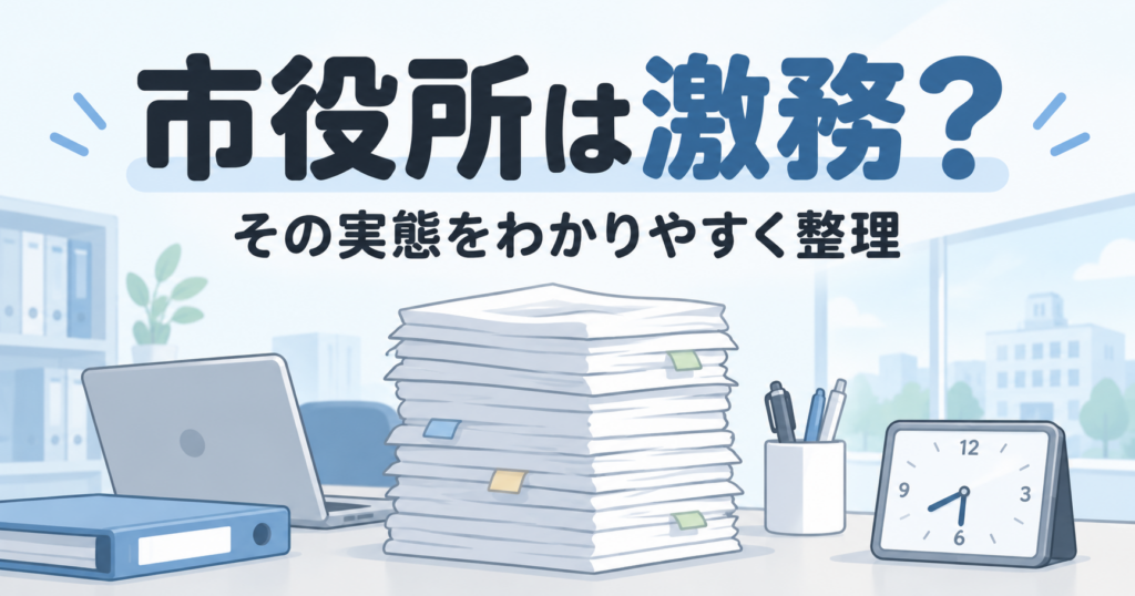 公務員は激務