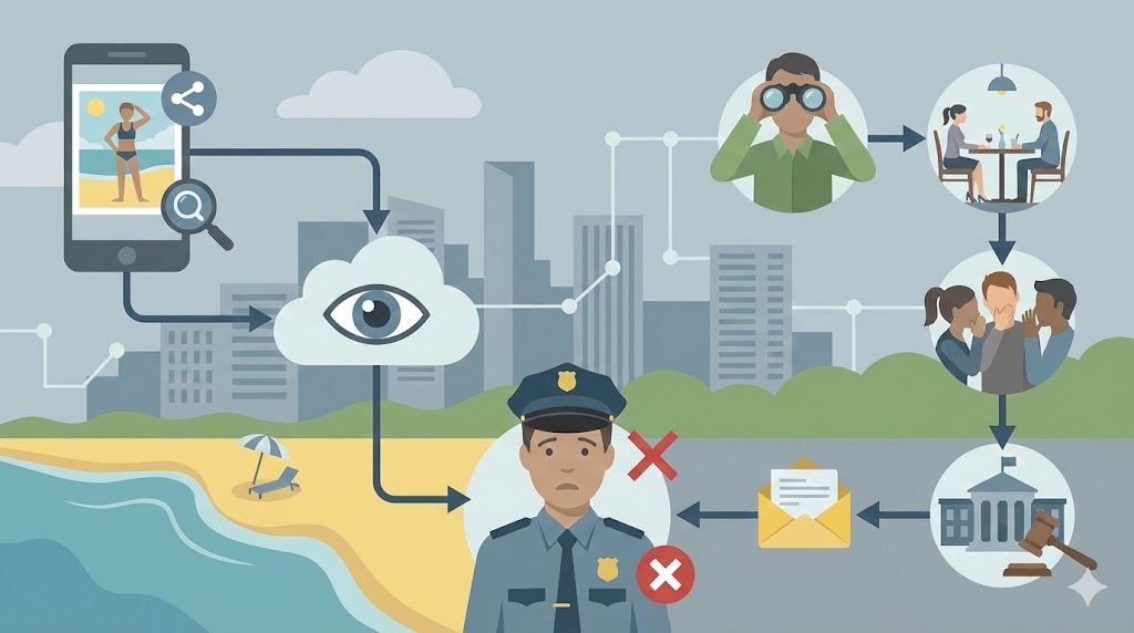 SNS投稿や市民の目撃から不適切行動が判明する経路