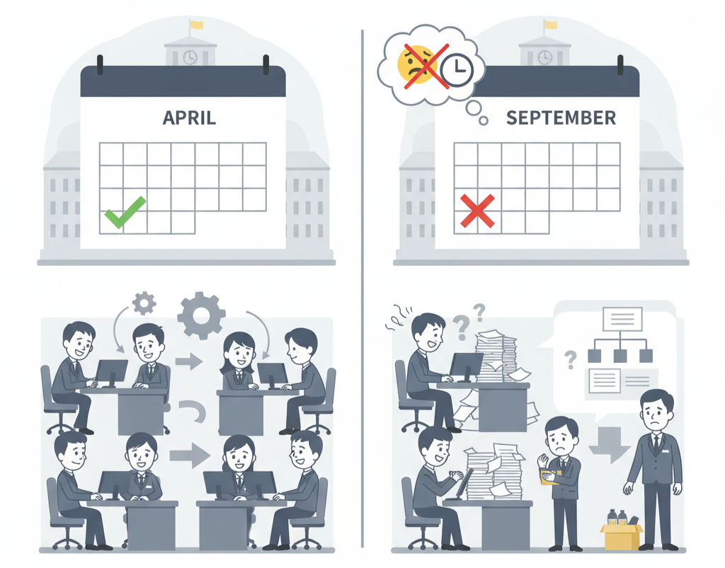 公務員の年度途中での退職は迷惑になるか