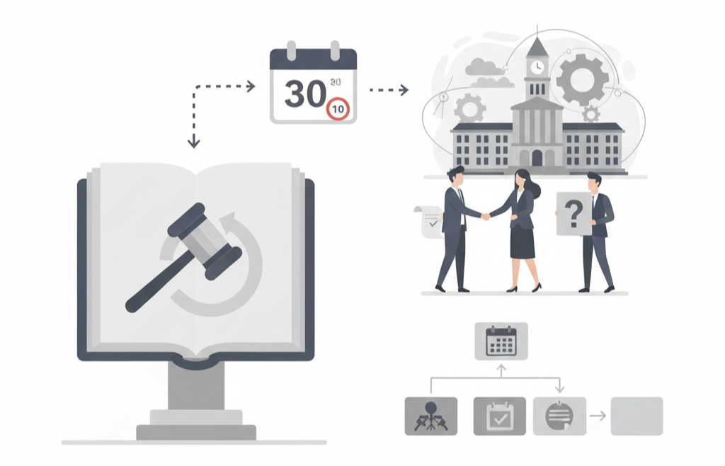 公務員の退職は何日前に伝えるのが規則か