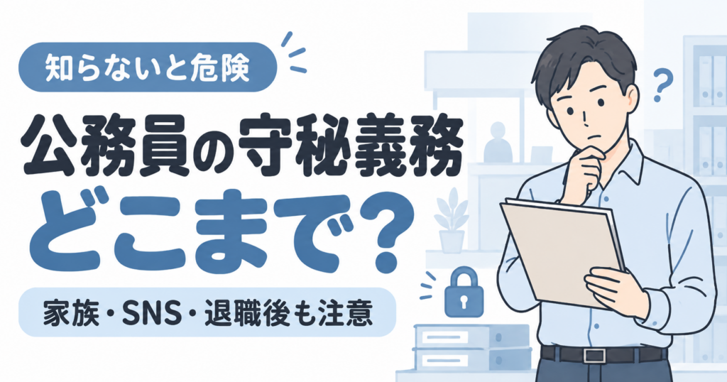 公務員の守秘義務