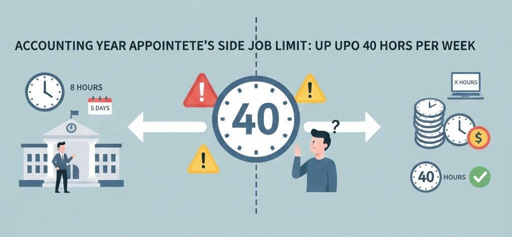 会計年度任用職員の兼業は週40時間まで