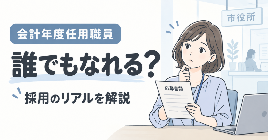 会計年度任用職員は誰でもなれる？