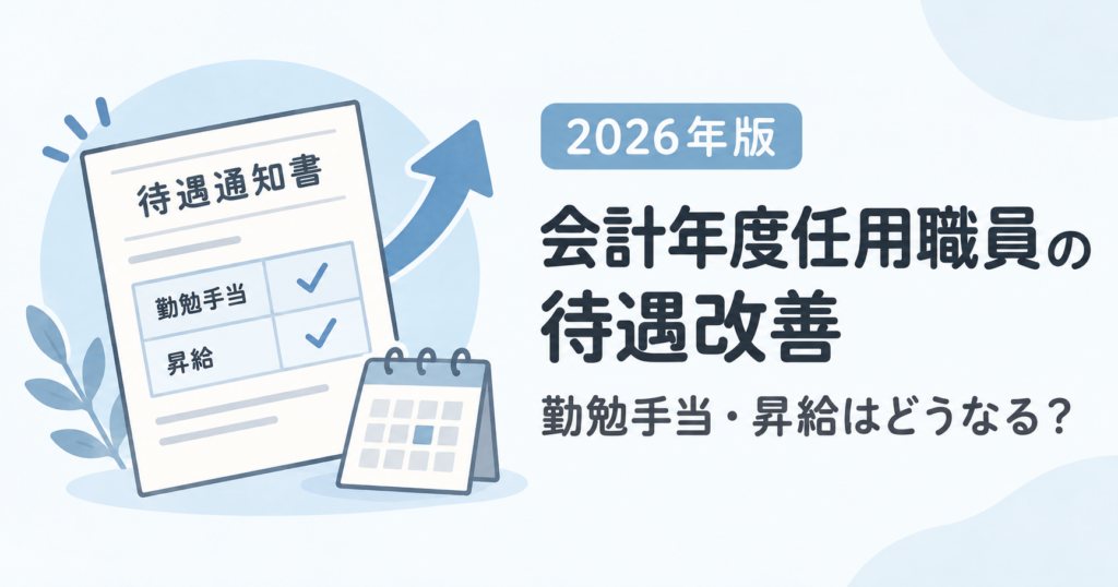 会計年度任用職員の待遇改善