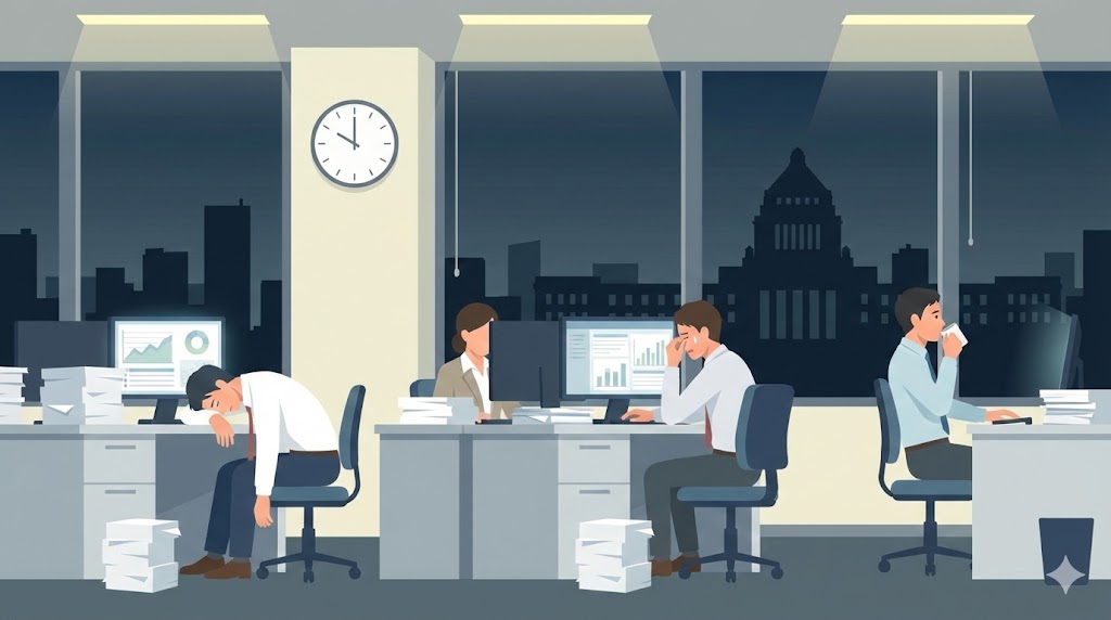 深夜に及ぶ国会待機と拘束時間のリアル