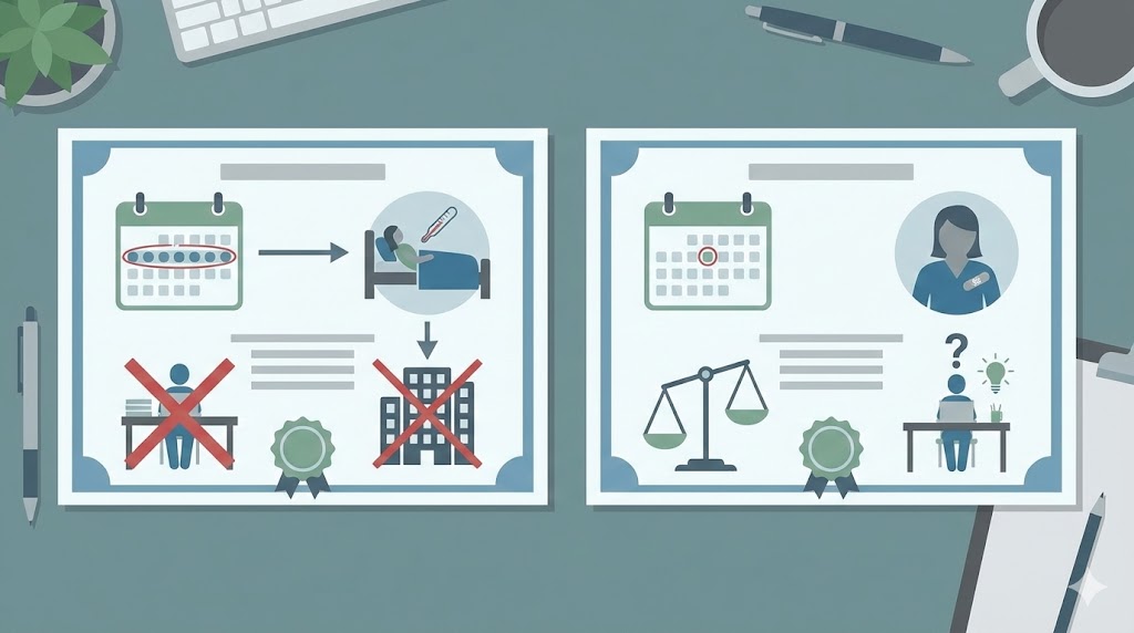 診断書に記載される加療期間や労務不能の文言が持つ意味