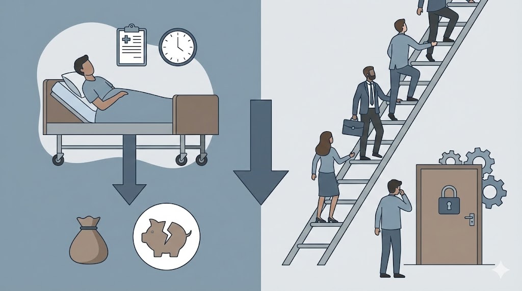 病気休暇のデメリットとキャリアへの影響