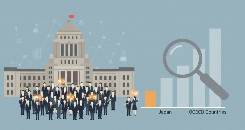 日本の国会議員における博士号取得者の実情