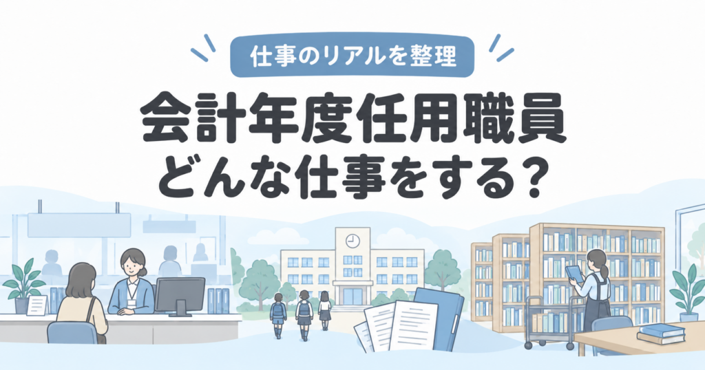 会計年度任用の仕事内容