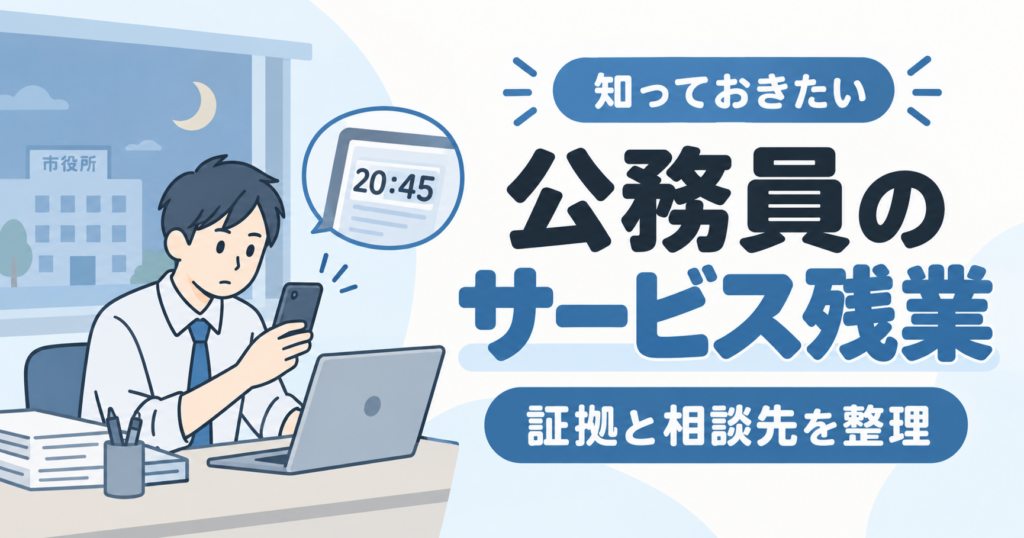 公務員のサービス残業