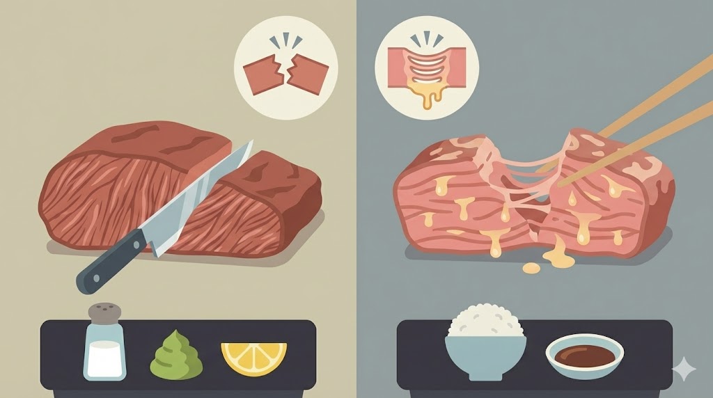 食感対決！サガリとハラミはどちらが柔らかいですか？