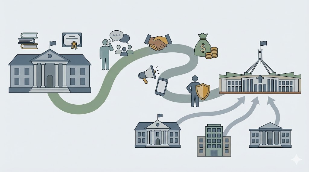 政治家になるために学部以外で重要な要素とは