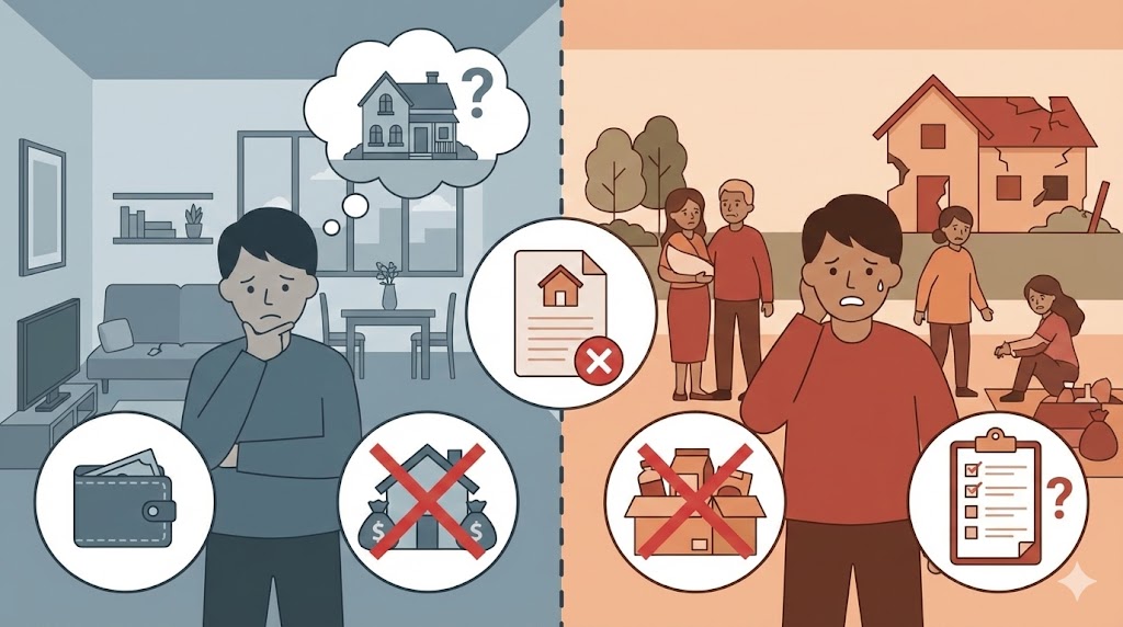 住宅手当の喪失や災害時のリスクも見逃せない