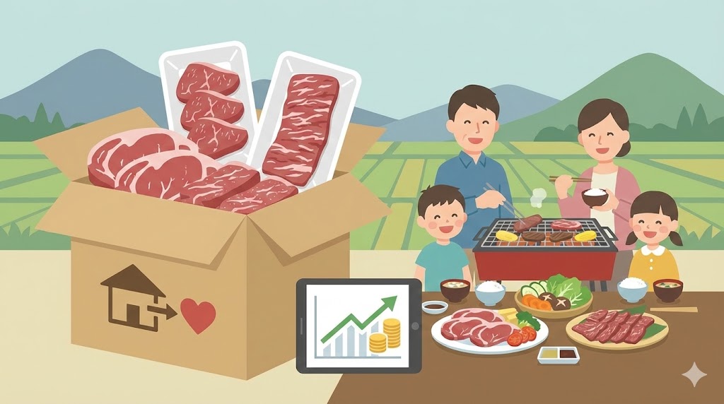 お得なふるさと納税のサガリとハラミ活用術