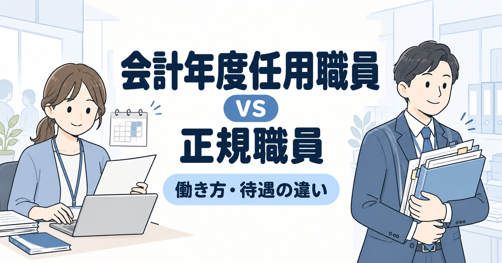 会計年度任用職員と正職員の違い