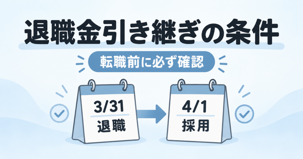 退職金の引継ぎ